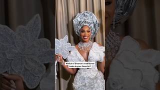 Beautiful Idoma bride 😍🤩 celebrity trending wedding fashion nigerianwedding [upl. by Nehtiek767]