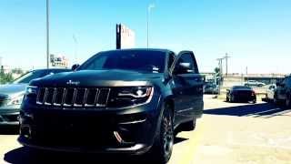 Jeep SRT with OBX Long Tube Headers and 87mm Throttle Body [upl. by Grove]