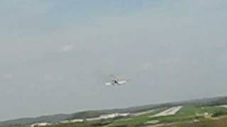 Gulfstream III Landing Huntington WV tristate airport  Wilson Oil amp Gas LLC [upl. by Nahaj]