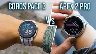 Coros Pace 3 VS Apex 2 Pro  Your Next GPS Watch [upl. by Blayze200]