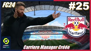 ON REVE DE LA PREMIERE PLACE EN C3 ⚪🔴🔵🐮 🤩😍🌍 ❕ 25 CARRIÈRE MANAGER AVEC LE RED BULL HARFLEUR FC24 [upl. by Rellim]