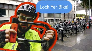 How to Lock your Bike in Dublin City Centre [upl. by Trebliw]