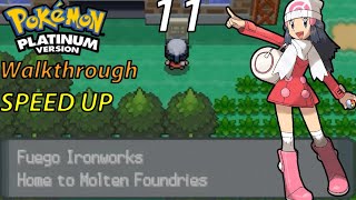 Pokémon Platinum Walkthrough SPEED UP Parte 11 Fuego Ironworks [upl. by Whiting904]