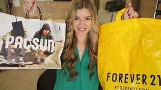 Haul Kendall amp Kylie PacSun Forever21 VS amp DailyLook [upl. by Merrielle]