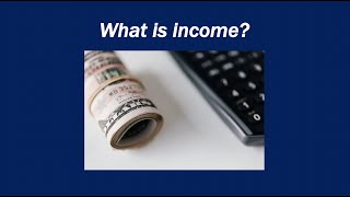 What is income Definition and meaning [upl. by Annahsor]