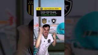 Classificados semifinal Libertadores 2024 shorts botafogo atleticomineiro [upl. by Pepi]