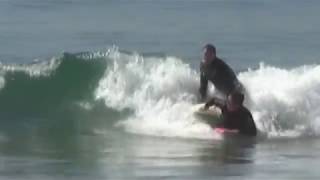 Bodyboarder Vs Surfer [upl. by Shivers]