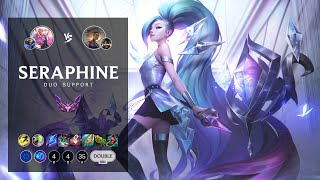 Seraphine Support vs Rell  EUW Master Patch 1218 [upl. by Ahsienor671]