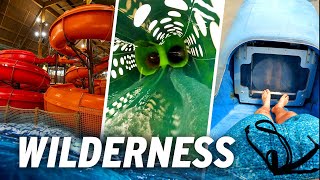 Americas LARGEST Water Park Resort Wilderness  All Slides 2023 [upl. by Changaris]