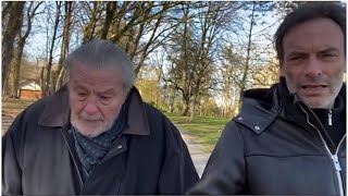 Alain delon  dans une rare et touchante vidéo postée par son fils Antony l’acteur célèbre la [upl. by Nosam]