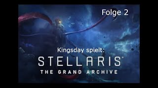 Stellaris Grand Archiv Folge 2 Eine epische Amöbe gefangen  Und die ersten Kontakte [upl. by Blus720]