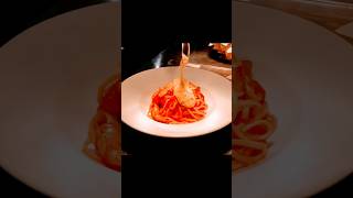 Here is Spaghetti pomodoro with foam cheese on top 😋 food4you pasta food italianfood spaghetti [upl. by Hertzfeld]