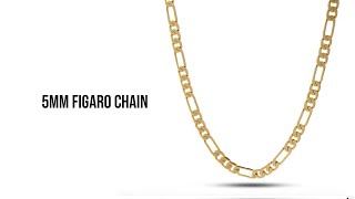 5MM FIGARO CHAIN [upl. by Nylirak]