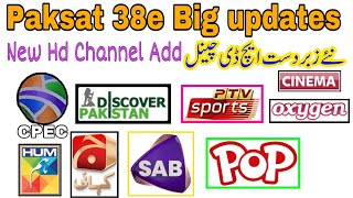 Paksat 38e latest updates  Paksat 38e new channel added  Paksat38e 38e satellitesworld [upl. by Ahsinav]