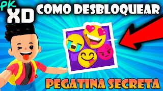 COMO DESBLOQUEAR PEGATINA SECRETA EN PK XD 😱 CUANTO PEGAMENTO 😝 SIMBA [upl. by Ardnossac565]