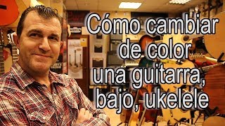 Cómo pintar una guitarra sin esfuerzo INOCENTADA 281218 [upl. by Eiznekcam94]