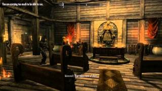 Skyrim  Wedding crasher bandit GLITCH [upl. by Kipp772]