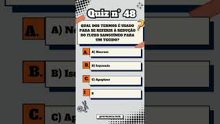 Quiz n° 48 quiz patologia enem [upl. by Sukram]