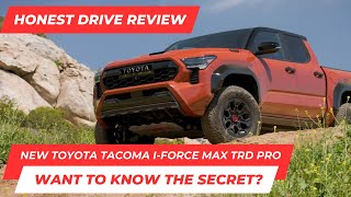 New Toyota Tacoma iForce Max TRD Pro Honest Drive Review Specs Price [upl. by Ahsaelat]