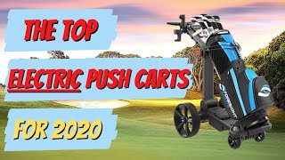 Our Favorite Electric Golf Push Carts For 2020  Breaking Down The Best Electric Push Carts For 2020 [upl. by Rebah]