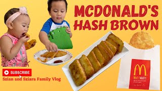 McDonalds Hash Brown  Kids Snacks  Cheesy Hash Browns Potato Recipe [upl. by Dominic881]