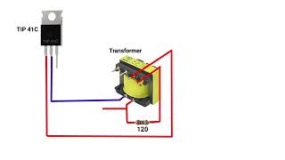 How to make a mini inverter circuit  simple inverter inverter​ electric​ [upl. by Yeclehc558]