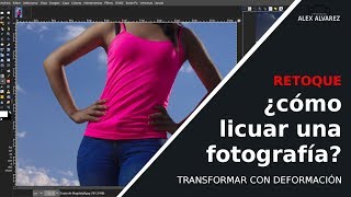 🔥🔥 ¿Cómo ADELGAZAR 😱👉🤰😍 en una FOTOGRAFÍA fácil   TUTORIAL de EDICIÓN  by Alex Alvarez [upl. by Cynth38]