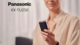 4G Mobiltelefon KX TU250  Panasonic Produktvorstellung [upl. by Barn]