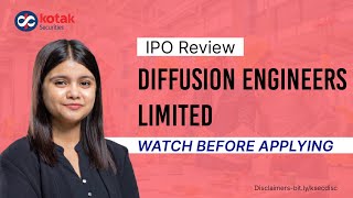 Diffusion Engineers IPO Review  IPO Issue details  Product Portfolio  Watch Before Applying [upl. by Asecnarf]