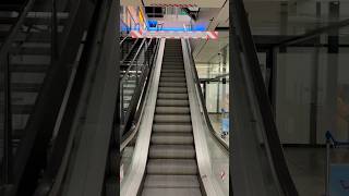 Amsterdam Schiphol Airport  Escalator ride at Departures 2 area Landside 1995 OampK type RTVHD99GL [upl. by Siuraj704]