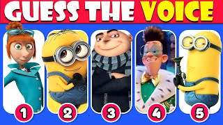 Guess The Despicable Me 4 Characters By Their Voice 🍌☀️🔊 [upl. by Appledorf796]