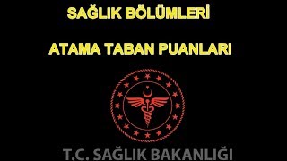 ÖNLİSANS SAĞLIK BÖLÜMLERİ ATAMA PUANLARI 1 [upl. by Derwin]