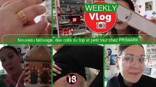 WEEKLY VLOG 💉📦Je me fais tatouer et colis qui donnent le sourire [upl. by Ahsinaj]