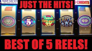 Chasing dreams on old school 5 Reel slot machines Big wins Best of FIVE REEL slots [upl. by Goldberg]