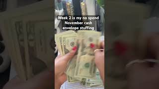 Weekly Cash Envelope Stuffing budging Budget  CashStuffing [upl. by Otrebile]