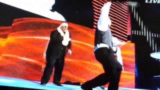 Rikishi and Usos wwe hall of fame 2015 [upl. by Yecad]