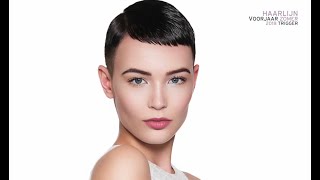 HOW TO  Pixie Haircut  korte coupe knippen turorial by Natasja Keijzer [upl. by Rennold]