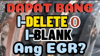 BAWAL BA ANG EGR DELETE AT BLANKING BAKIT GINAGAWA ITO NG KARAMIHAN [upl. by Autrey658]