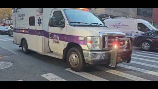 NYU Langone EMS Responding On 6th Ave In Midtown Manhattan New York City [upl. by Cassandra279]