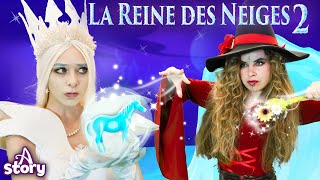 La Reine des Neiges  le Prince Courageux  A Story French [upl. by Yensehc778]