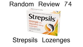 Random Review 74 Strepsils Lozenges [upl. by Felipe358]