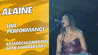 Alaine Full Performance At Marcia Griffiths amp Friends 2024 Audience View [upl. by Jacobah]