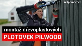 140 Čelní oplocení z plotovek Pilwood  Dodavatel PILECKÝ  Svépomocí – ŽIVĚ [upl. by Hitt498]