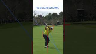 HIDEKI MATSUYAMA  IRON SWING SLOW MOTION DTLTHE GENESIS INVITATIONAL 2024 FR WINNER [upl. by Gae899]