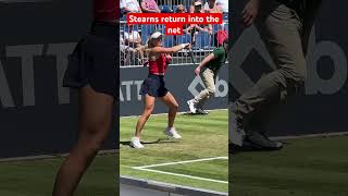 Peyton Stearns on return in Bad Homburg vs Julia Stusek wta tennisplayer sports [upl. by Aerdnaeel]