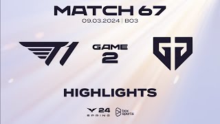 Highlights T1 vs GEN  Game 2  Tuần 7 Ngày 4  LCK Mùa Xuân 2024 [upl. by Telford390]