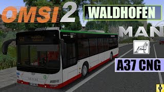 OMSI 2 60 FPS  MAN A37 CNG in Waldhofen Linie 593  Lets Play Omsi 2 382 [upl. by Teirrah771]