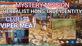 COLLECT VIPER MEAT  MYSTERY MISSION  HERBALIST HONG TRUE IDENTITY CLUE 3  MIR4 TUTORIAL TAGALOG [upl. by Frayda]