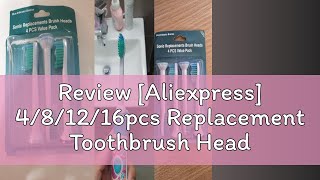 Review Aliexpress 481216pcs Replacement Toothbrush Heads Compatible with Philips Sonicare Toot [upl. by Kelly]