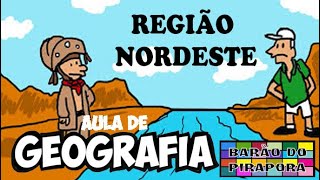 Aula de Geografia REGIÃO NORDESTE [upl. by Nauqahs]